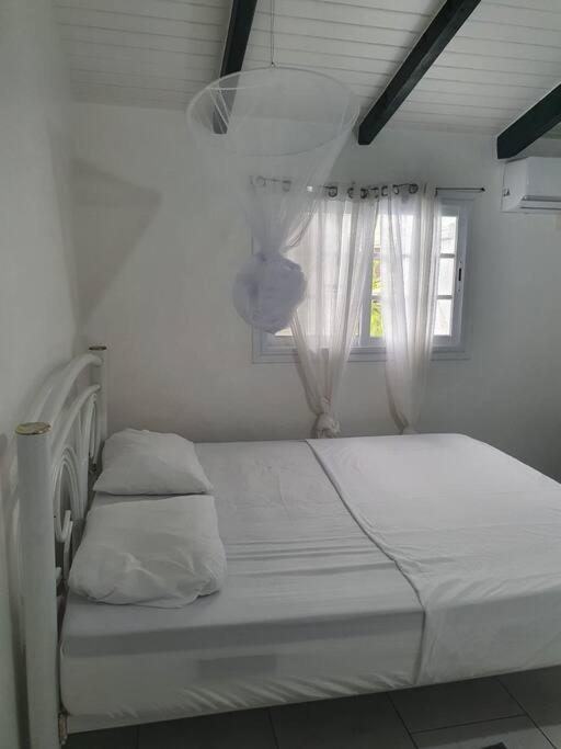 Le Sable Bleu - Evasion Tropicale A Sainte-Anne - Plage 5Min - Piscine - Parking - Logement Climatise - Vue Sur Les Palmiers - Parfait Pour Sejours En Famille Ou Entre Amis Exterior foto